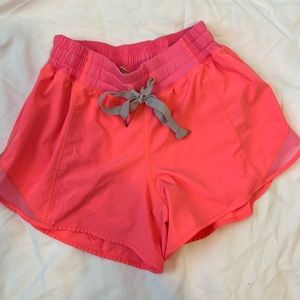 Lululemon Neon Pink Shorts